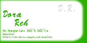 dora reh business card